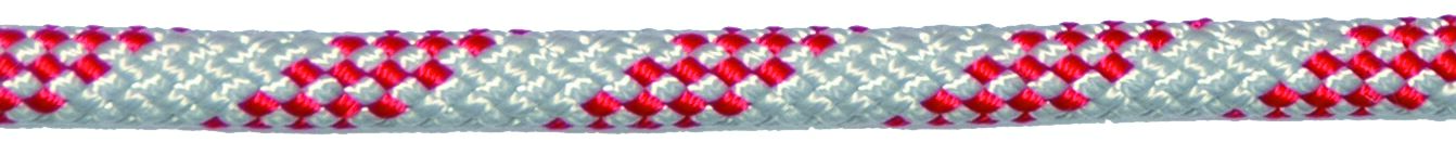 ROPE SIRIUS 500 6MM SILVER/RED 1 ROPE SIRIUS 500 6MM SILVER/RED
