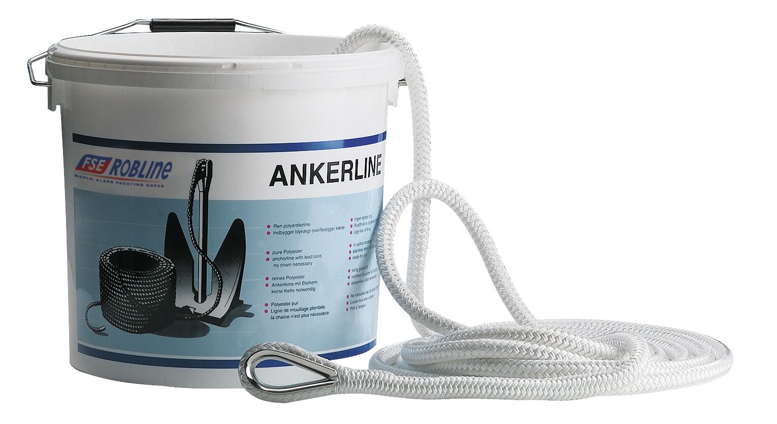 BONIFACIO LEAD ROPE WHITE 14MM/50M 1 BONIFACIO LEAD ROPE WHITE 14MM/50M