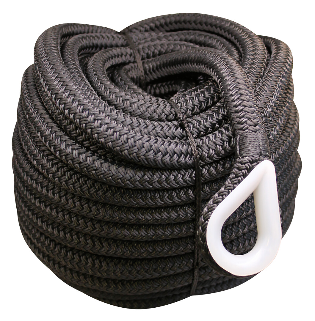 ANCHOR ROPE RIO 30M BLACK 2 ANCHOR ROPE RIO 30M BLACK - Image 2