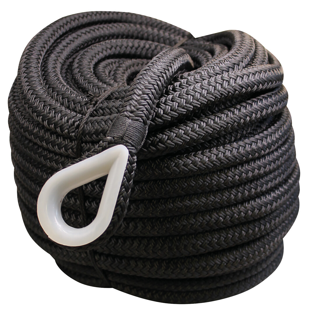 ANCHOR ROPE RIO 30M BLACK 3 ANCHOR ROPE RIO 30M BLACK - Image 3