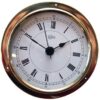 QUARTZ CLOCK, BRASS