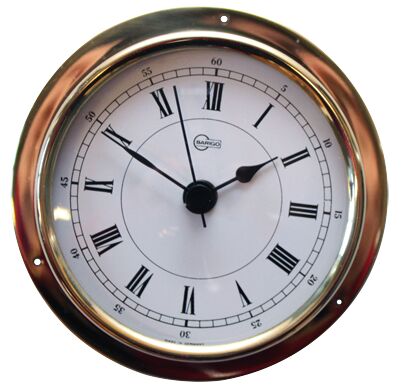 QUARTZ CLOCK, BRASS 1 QUARTZ CLOCK, BRASS