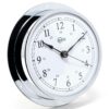 VIKING CLOCK, CHROME PLATED