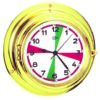 QUARTZ CLOCK, BRASS