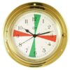 BRASS QUARTZ CLOCK, WITH RADIO SECTOR 6 9519020302 fullhd