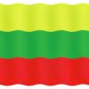 VISITOR'S TICKET 20X30CM, LITHUANIA
