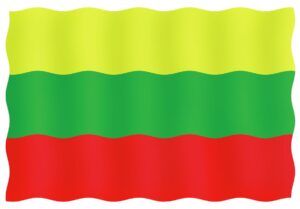 VISITOR'S TICKET 20X30CM, LITHUANIA