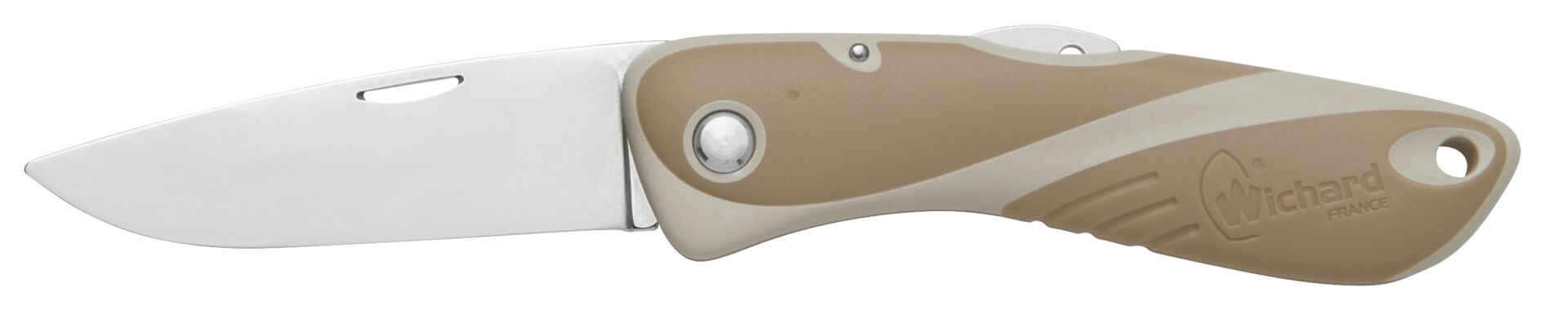 WICHARD AQUATERRA ECO FOLDING KNIFE, SAND BROWN 1 WICHARD AQUATERRA ECO FOLDING KNIFE, SAND BROWN