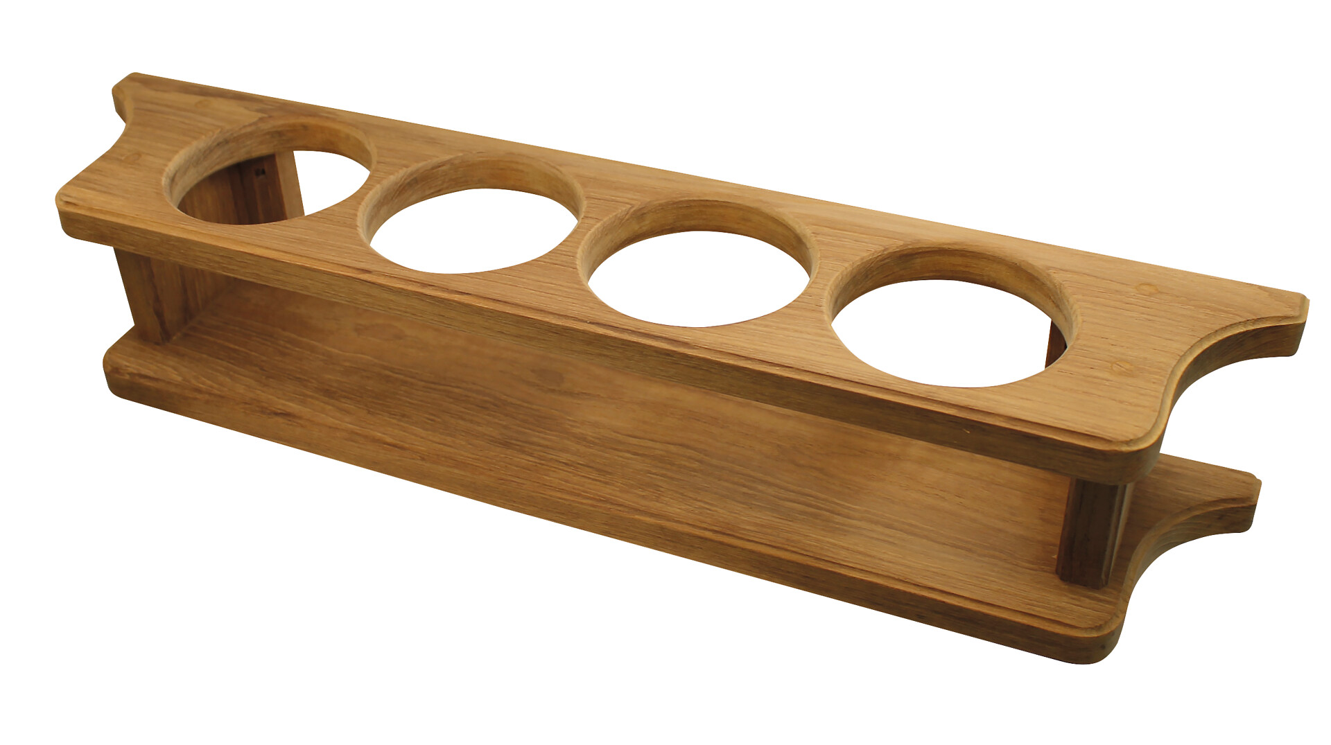 TEAK RACK FOR 4 GLASSES 1 TEAK RACK FOR 4 GLASSES
