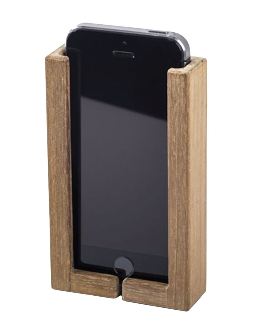 TEAK CELL PHONE HOLDER 2 TEAK CELL PHONE HOLDER - Image 2