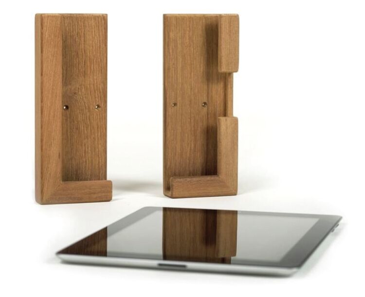 PAD/TABLET STAND IN TEAK 4 PAD/TABLET STAND IN TEAK - Image 4