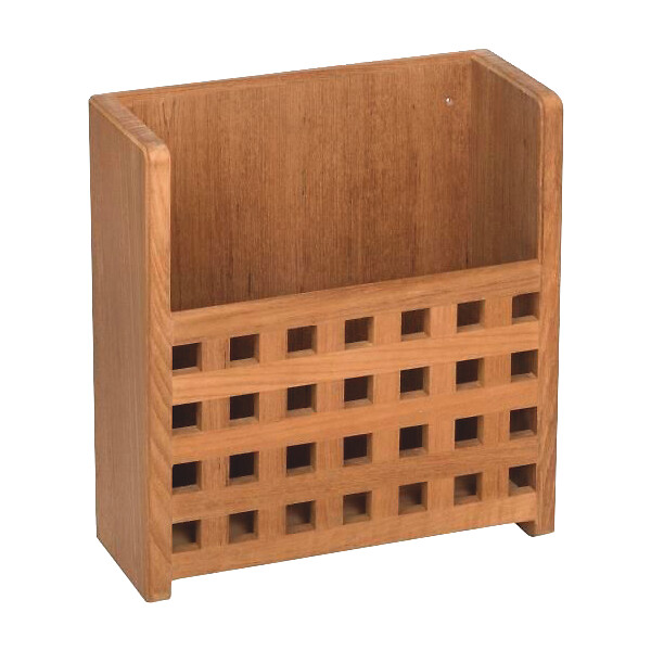 TEAK MAGAZINE RACK 1 TEAK MAGAZINE RACK