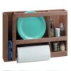 DISH AND PAPER RACK