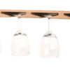 WINE GLASS SHELF IN TEAK, CEILING MOUNTED