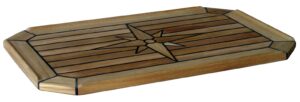 TABLETOP TEAK 37X60CM