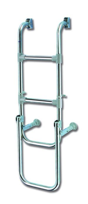 BOAT LADDER, FOLDABLE, 4-STEP