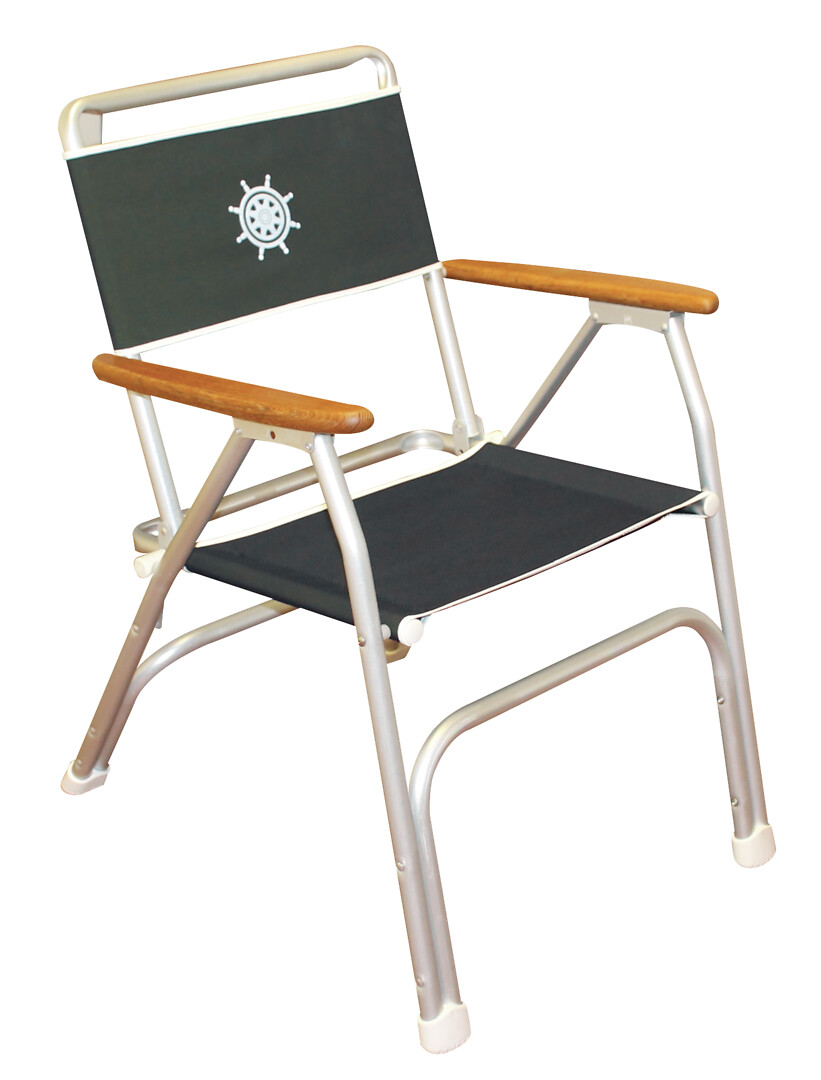 DECK CHAIR M-100, BLACK 1 DECK CHAIR M-100, BLACK