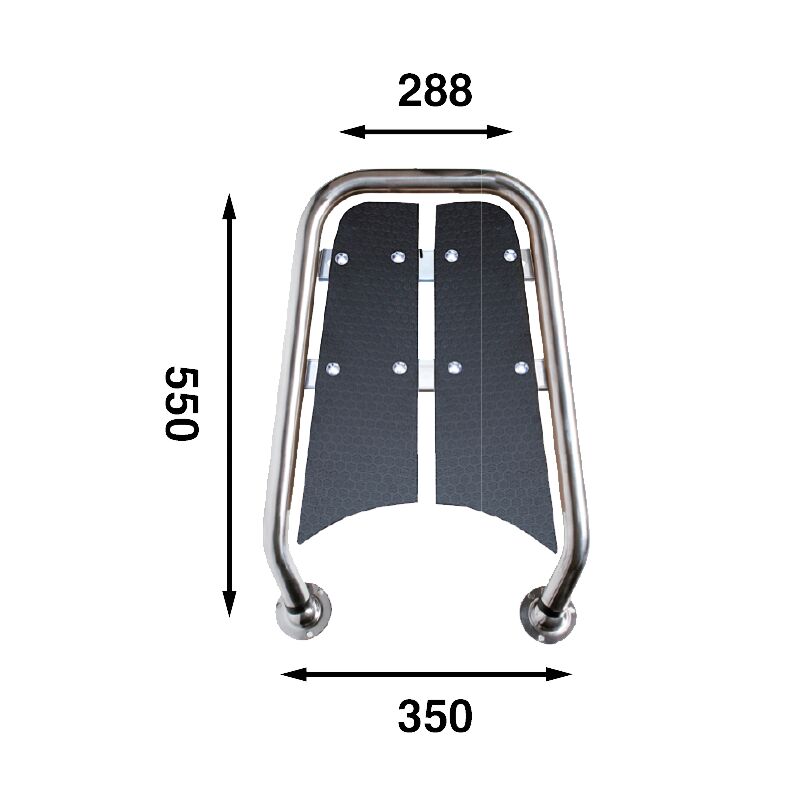 BOW PLATFORM 550MM, BLACK 2 BOW PLATFORM 550MM, BLACK - Image 2