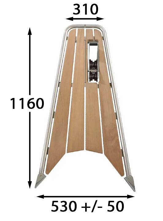 BOW PLATFORM, CLASSIC, 1160X530MM 3 BOW PLATFORM, CLASSIC, 1160X530MM - Image 3