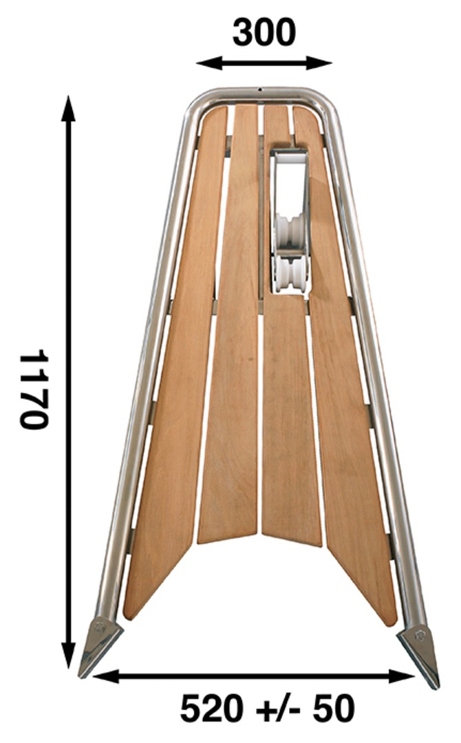 BÅTSYSTEM BOW PLATFORM 1170X530MM 3 BÅTSYSTEM BOW PLATFORM 1170X530MM - Image 3