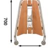 TEAK BOWLINE, WITH ANCHOR ROLLER 6 9519037446 fullhd