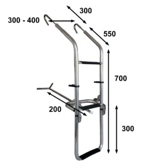 BOW LADDER 74x45CM, 3 STEPS 5 9519037451m fullhd jpg
