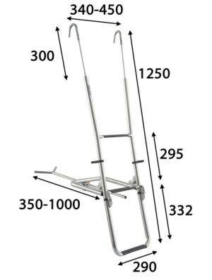 ALUMINUM BOW LADDER 124x45CM, 3 STEPS 5 9519037455m fullhd jpg
