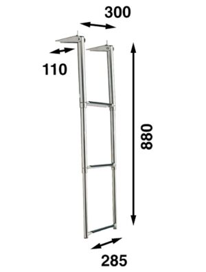 TELESCOPIC LADDER 88×30CM, 3-STEP 7 9519037458m fullhd jpg
