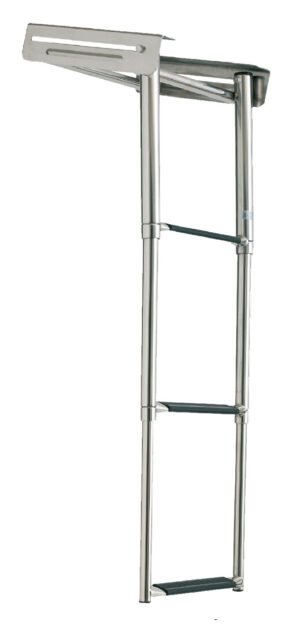 CASSETTE LADDER WITH LOCK, 3 STEPS