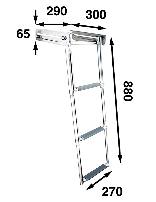 CASSETTE LADDER WITH LOCKING 3-STEPS 3 CASSETTE LADDER WITH LOCKING 3-STEPS - Image 3