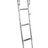 BOW LADDER WITH HANDLE 1200MM, 4-STEP, TELESCOPIC