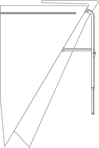 SWIMMING LADDER TO TRANSOM, 5 STEPS 2 SWIMMING LADDER TO TRANSOM, 5 STEPS - Image 2
