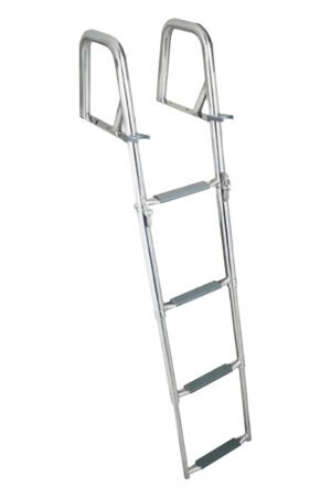 SWIMMING LADDER FOR SWIMMING PLATFORM 130×29CM, 4 STEPS, FOLDABLE