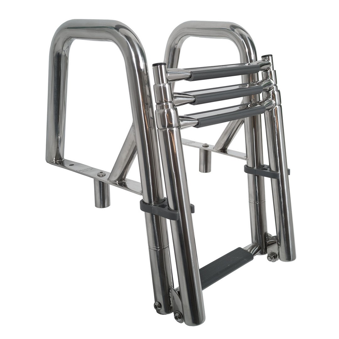 SWIMMING LADDER FOR SWIMMING PLATFORM 130×29CM, 4 STEPS, FOLDABLE 2 SWIMMING LADDER FOR SWIMMING PLATFORM 130×29CM, 4 STEPS, FOLDABLE - Image 2