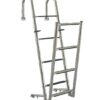 SWIMMING LADDER, FOLDING, 203×34 CM, 8 STEPS