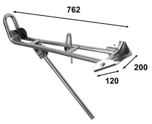 ADJUSTABLE ANCHOR ROLLER MAX. 20kg, FOR ROUNDED SURFACE 6 9519037561m fullhd jpg