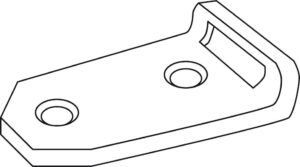 MOUNTING BRACKET FOR STEP BU70P-12