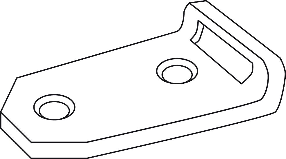 MOUNTING BRACKET FOR STEP BU70P-12 1 MOUNTING BRACKET FOR STEP BU70P-12