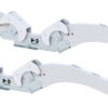 H2O SWIVEL MOUNTING ARMS 36'' FOR HARD BOTTOM BOAT, WHITE