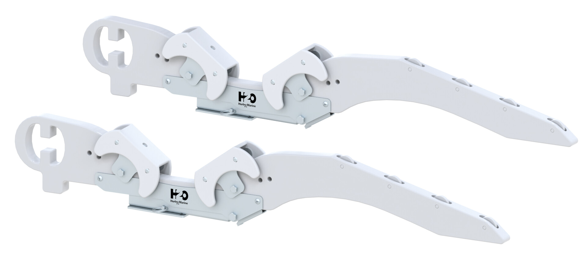 H2O SWIVEL MOUNTING ARMS 36'' FOR HARD BOTTOM BOAT, WHITE 1 H2O SWIVEL MOUNTING ARMS 36'' FOR HARD BOTTOM BOAT, WHITE
