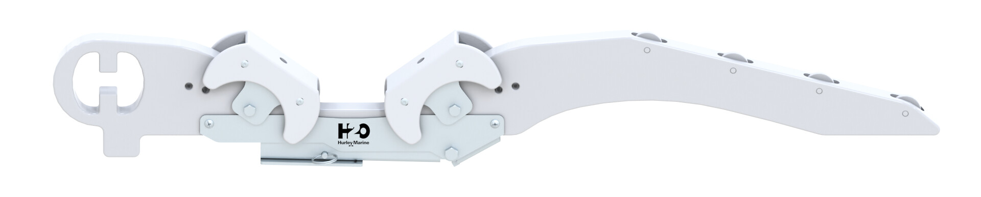 H2O SWIVEL MOUNTING ARMS 36'' FOR HARD BOTTOM BOAT, WHITE 3 H2O SWIVEL MOUNTING ARMS 36'' FOR HARD BOTTOM BOAT, WHITE - Image 3