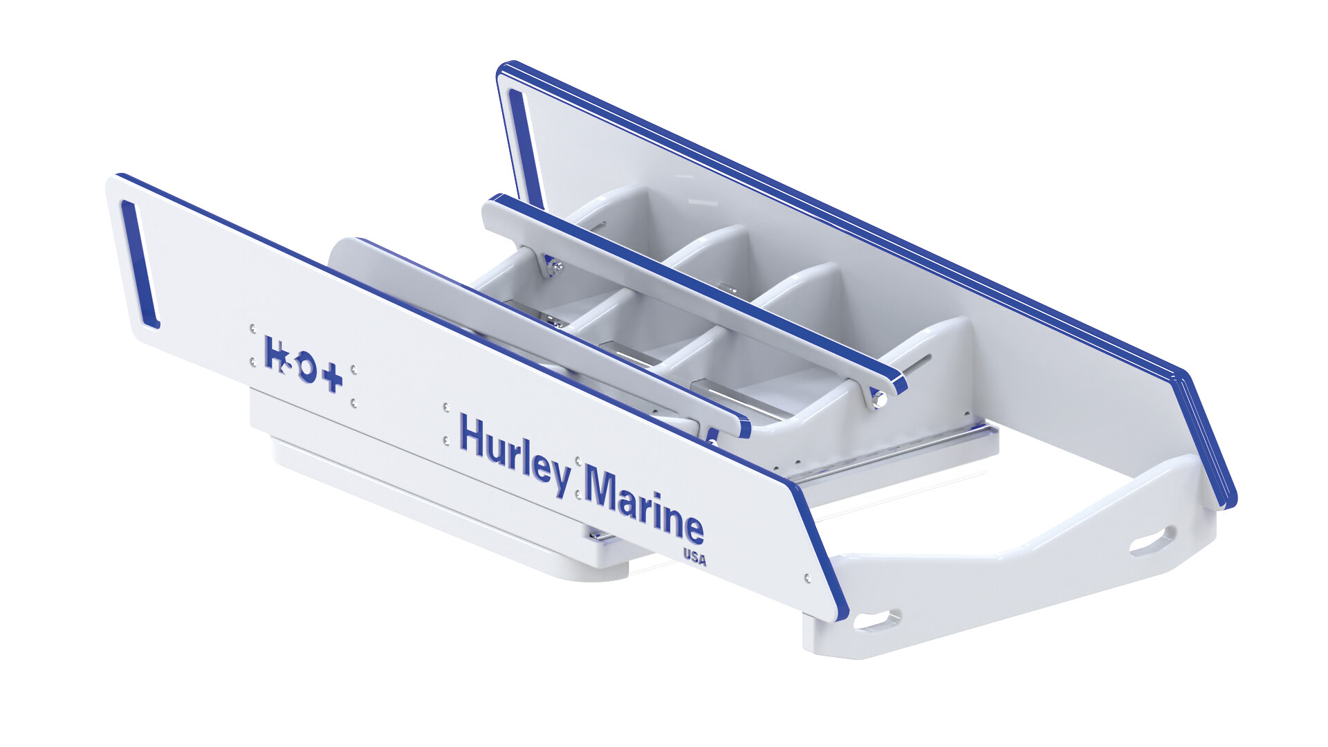 H3O+ TRANSPORT RAMP WITH ELECTRIC WINCH, MAX. 328KG, WHITE. 1 H3O+ TRANSPORT RAMP WITH ELECTRIC WINCH, MAX. 328KG, WHITE.