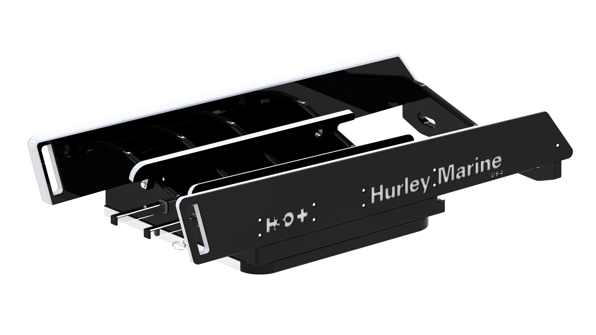 H3O+ TRANSPORT RAMP WITH ELECTRIC WINCH, MAX. 328KG, BLACK 6 H3O+ TRANSPORT RAMP WITH ELECTRIC WINCH, MAX. 328KG, BLACK - Image 6