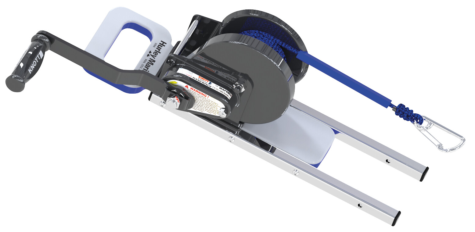 H3O+ XL TRANSPORT RAMP WITH MANUAL WINCH MAX. 453KG, WHITE 2 H3O+ XL TRANSPORT RAMP WITH MANUAL WINCH MAX. 453KG, WHITE - Image 2