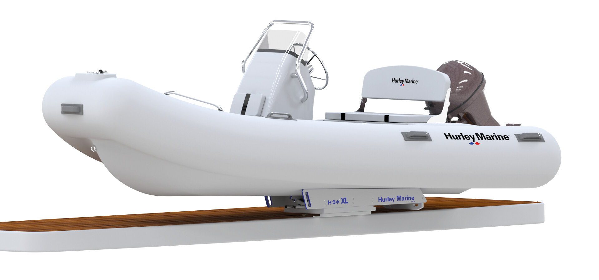 H3O+ XL TRANSPORT RAMP WITH MANUAL WINCH MAX. 453KG, WHITE 6 H3O+ XL TRANSPORT RAMP WITH MANUAL WINCH MAX. 453KG, WHITE - Image 6