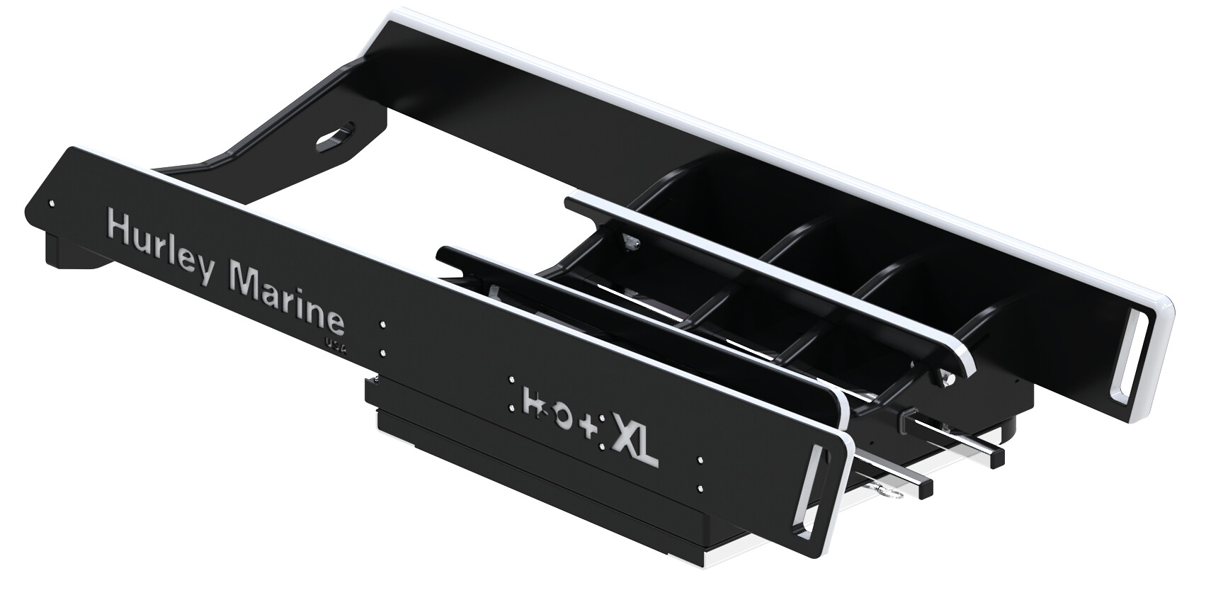 H3O+ XL TRANSPORT RAMP WITH ELECTRIC WINCH, MAX. 453KG, BLACK 1 H3O+ XL TRANSPORT RAMP WITH ELECTRIC WINCH, MAX. 453KG, BLACK