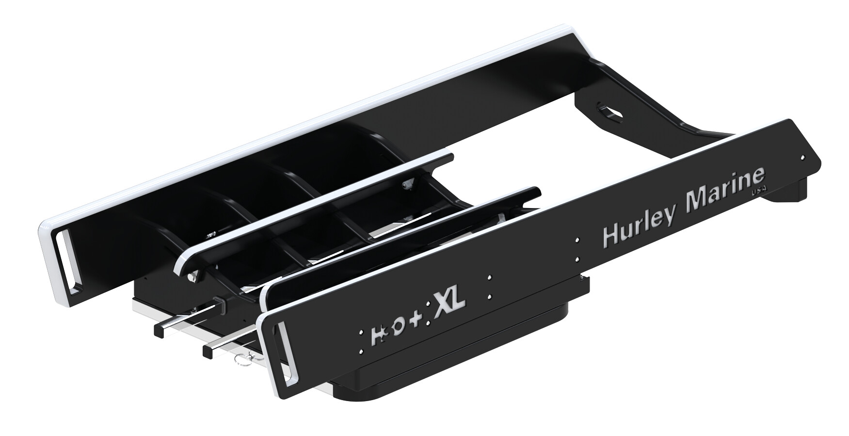 H3O+ XL TRANSPORT RAMP WITH ELECTRIC WINCH, MAX. 453KG, BLACK 2 H3O+ XL TRANSPORT RAMP WITH ELECTRIC WINCH, MAX. 453KG, BLACK - Image 2