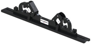 CHOCK FIXING WEDGE ON RAILS, BLACK
