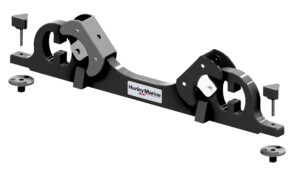 CHOCKS FIXING WEDGE WITH COVER, BLACK