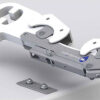 CHOCK SWIVEL MOUNTING WEDGE WITH MOUNTING PLATE, WHITE 4 9519037936 fullhd